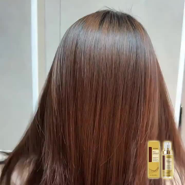 Summer Refreshing Oil-Control Anti-Frizz Natural Maca Intensive Smoothing Leave-In Conditioner Essential Oil Spray 3.38oz, Contains Natural Maca Hair Care Ingredients. with a Refreshing and Easily Absorbed Texture, It Instantly Smooths Frizz