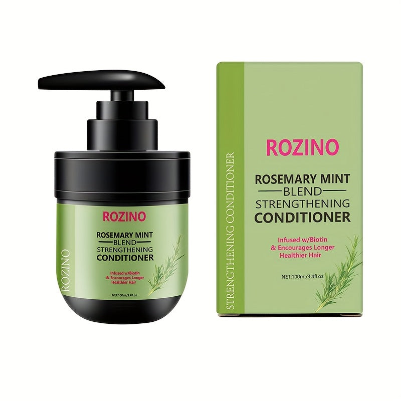 Instant Smoothing 7-in-1 Natural Rosemary Mint Volumizing Fragrance Hair Conditioner, 3.38oz. Contains Rosemary, Mint, and Other Hair-care Ingredients. Provides Instant Softness with Just One Application, Smoothing Dry, Frizzy Hair While Eliminating