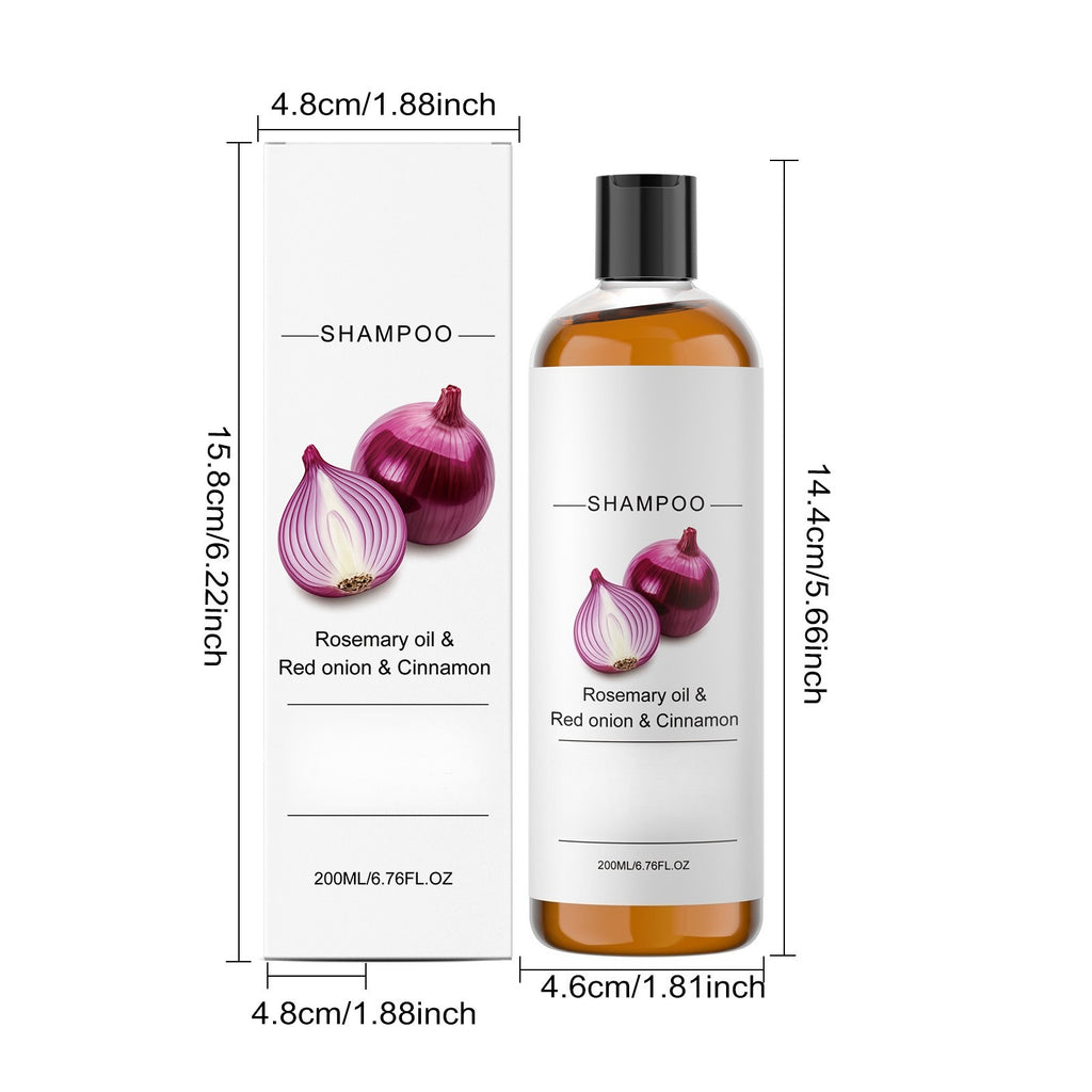 2pcs Premium Red Onion Shampoo, Gentle Cleansing & Hydrating, Refreshing & Nourishing Scalp Care, Long-lasting Fragrance, for Look-Fuller & Shiny Hair, Suitable for All Hair Types