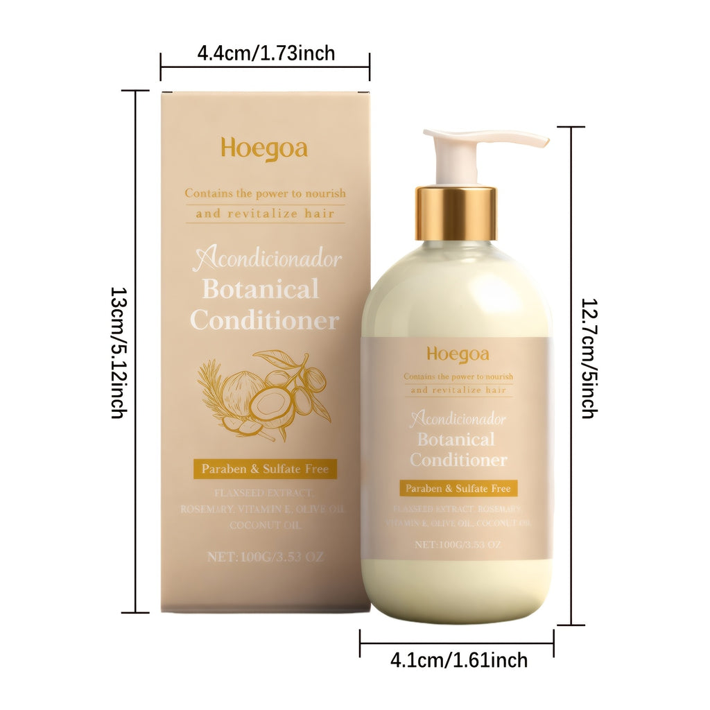 A Smoothing Conditioner with Herbal Extracts Like Rosemary And Aloe Vera, Featuring a Lightweight And Non-Irritating Texture That Deeply Moisturizes And Gently Cares for Dry, Frizzy Hair