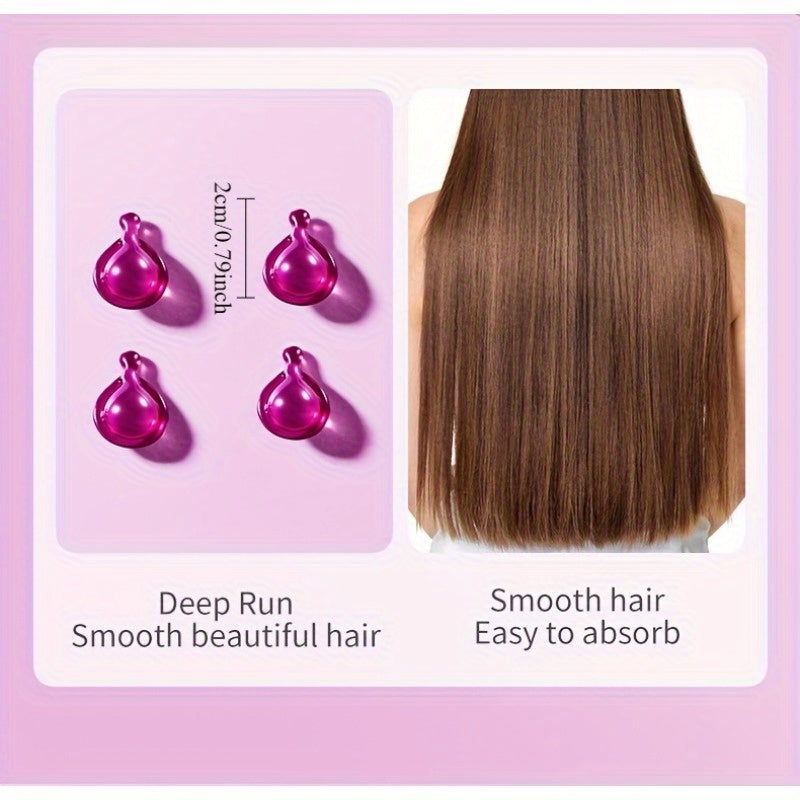 20pcs Macadamia Oil, Moisturizing And Smooth Hair Care, Easy Absorption for Dry, Split Ends, Shiny Hair, Hair Care Essentials | Hair Care | Foam Texture
