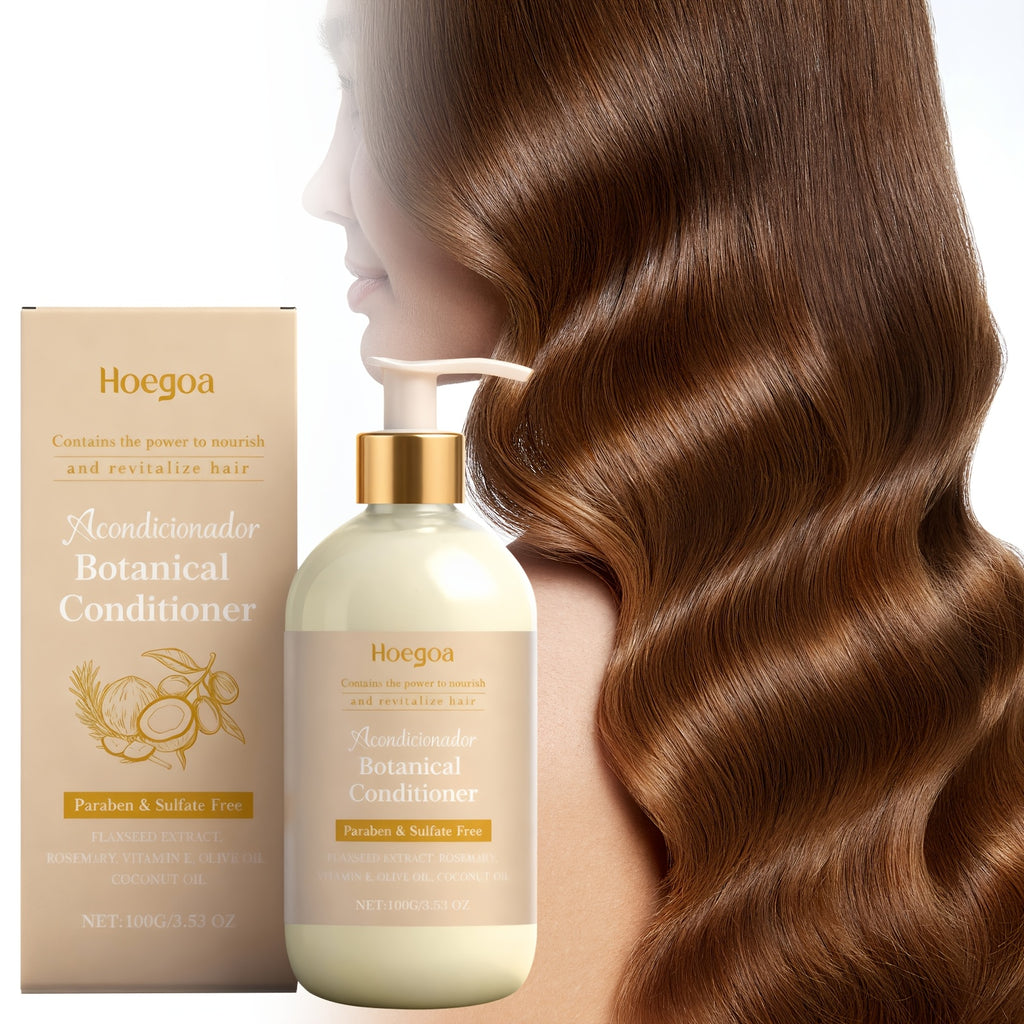 A Smoothing Conditioner with Herbal Extracts Like Rosemary And Aloe Vera, Featuring a Lightweight And Non-Irritating Texture That Deeply Moisturizes And Gently Cares for Dry, Frizzy Hair