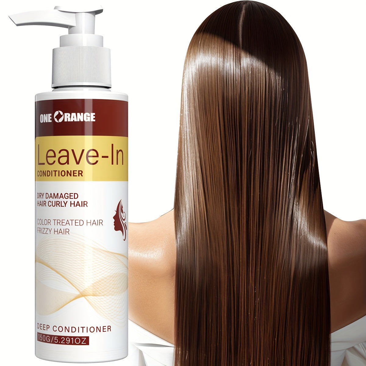 150g\u002F5.291oz, Moisturizing Leave-In Conditioner, Moisturizing Nourishing Leave-In Hair Mask: Long-Lasting Hydration, Extended Moisture Retention, Easily Absorbed, Makes Hair Easier to Comb, Provides Long-Lasting Care for Hair.