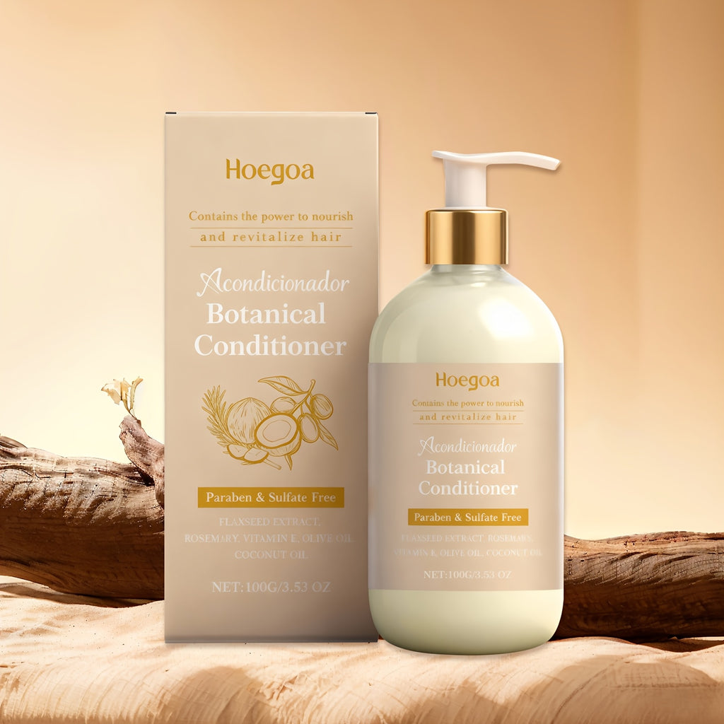 A Smoothing Conditioner with Herbal Extracts Like Rosemary And Aloe Vera, Featuring a Lightweight And Non-Irritating Texture That Deeply Moisturizes And Gently Cares for Dry, Frizzy Hair