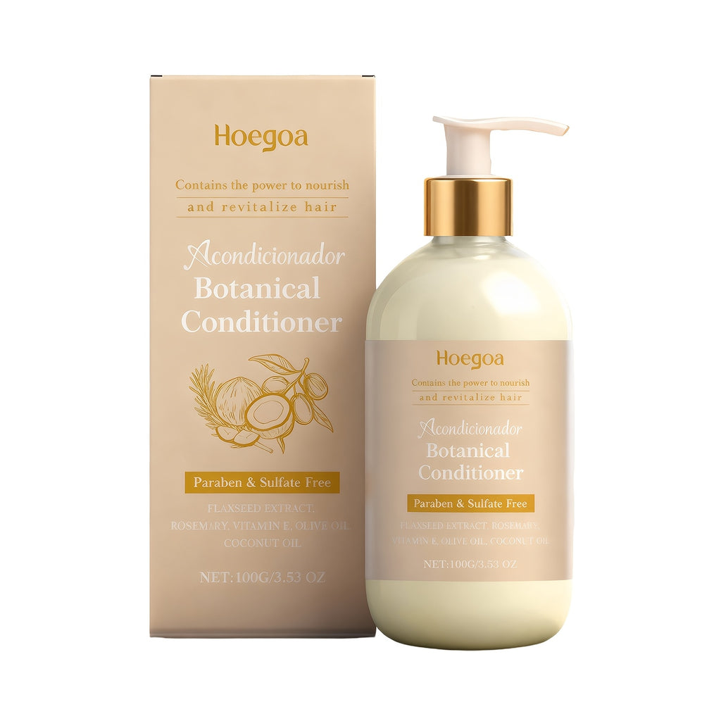 A Smoothing Conditioner with Herbal Extracts Like Rosemary And Aloe Vera, Featuring a Lightweight And Non-Irritating Texture That Deeply Moisturizes And Gently Cares for Dry, Frizzy Hair