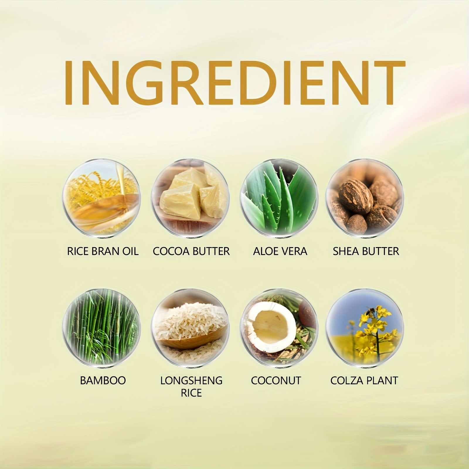 Deeply Nourishing Scalp and Hair with Dragon Rice, Coconut Oil, Aloe Vera, and Shea Butter, Suitable for All Hair Mother's Day Gifts and Souvenirs