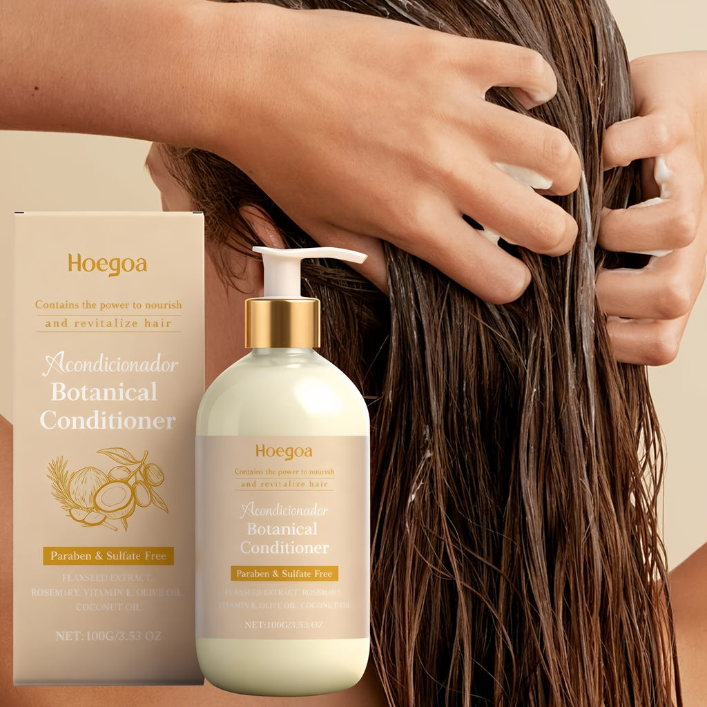 A Smoothing Conditioner with Herbal Extracts Like Rosemary And Aloe Vera, Featuring a Lightweight And Non-Irritating Texture That Deeply Moisturizes And Gently Cares for Dry, Frizzy Hair
