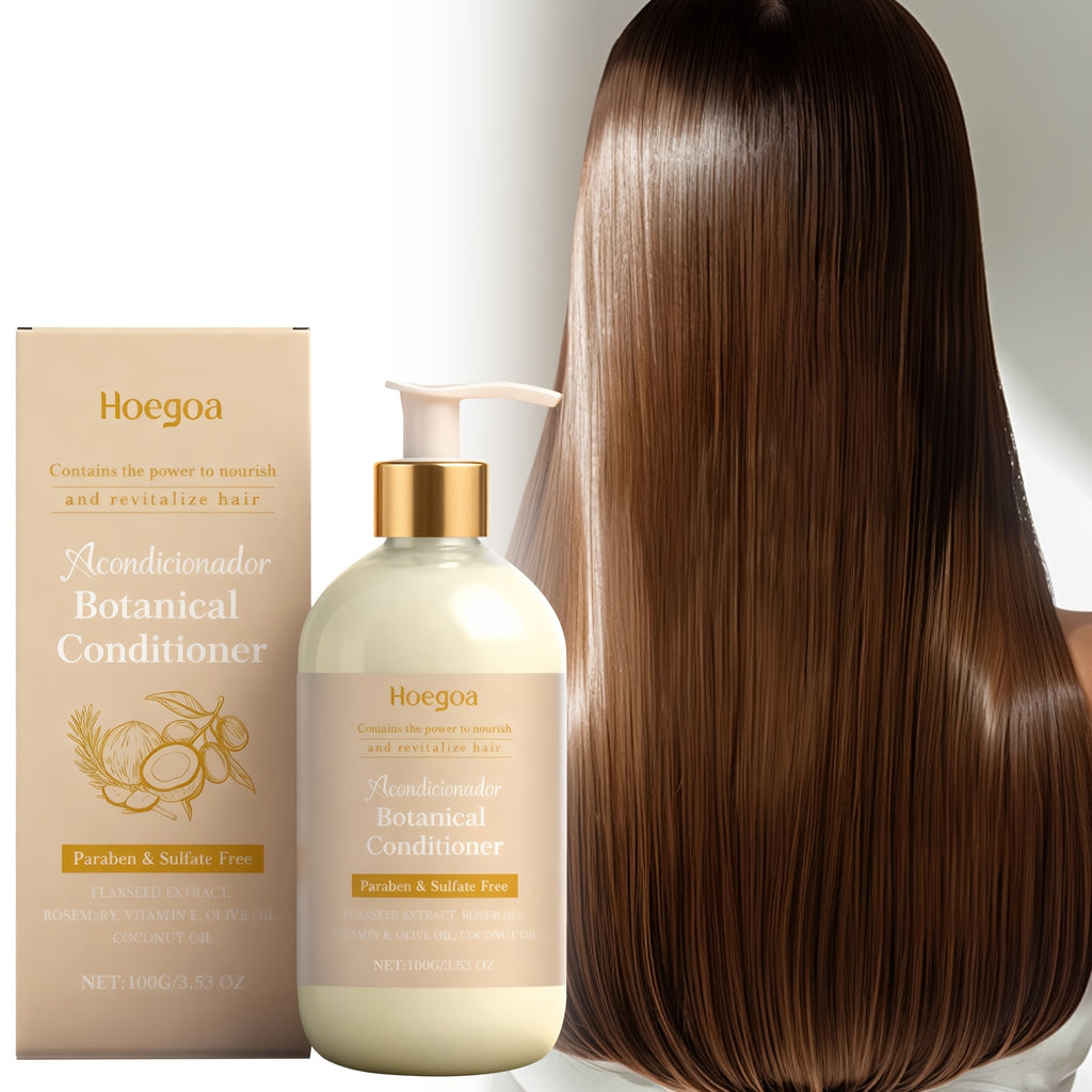 A Smoothing Conditioner with Herbal Extracts Like Rosemary And Aloe Vera, Featuring a Lightweight And Non-Irritating Texture That Deeply Moisturizes And Gently Cares for Dry, Frizzy Hair